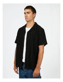 SILENT THEORY Luca S/S Shirt - Black