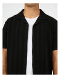 SILENT THEORY Luca S/S Shirt - Black