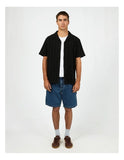 SILENT THEORY Luca S/S Shirt - Black