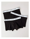 CK BALANCE COTTON STRETCH 3 PACK LOW RISE TRUNK - Black 001