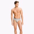 TOMMY HILFIGER 1U87903766 3 Pack Brief - Black/Grey Heather/White