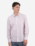 JAMES HARPER JHS718 Geo Print L/S Shirt - Blush