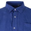BACK BAY G660225 L/S LINEN SHIRT - Cobalt