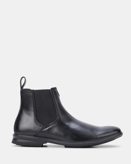 HUSH PUPPIES Chelsea Leather Boot - Extra Wide Fit