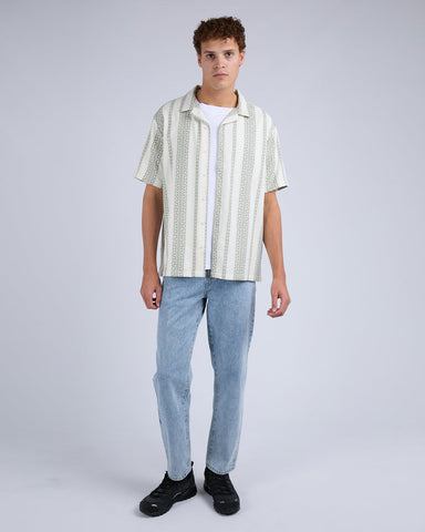 SILENT THEORY Capri S/S Shirt - Green
