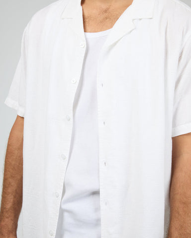 Silent Theory Foliage s/s Shirt- White