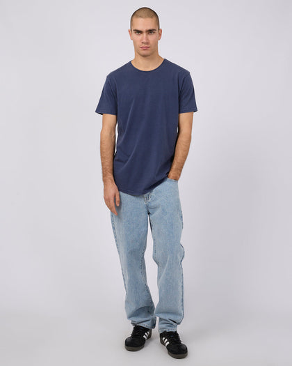 SILENT THEORY 40X0150 TAIL TEE - Navy