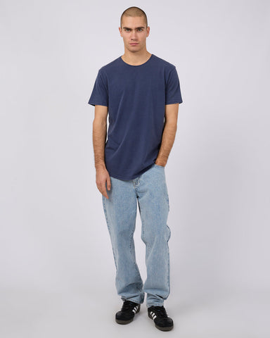 SILENT THEORY 40X0150 TAIL TEE - Navy