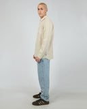 SILENT THEORY 40X0172 Long Sleeve Linen Shirt II - Natural