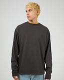 SILENTY THEORY Heavyweight Long Sleeve Tee - Coal