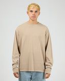 SILENTY THEORY Heavyweight Long Sleeve Tee - Tan