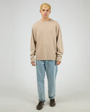 SILENTY THEORY Heavyweight Long Sleeve Tee - Tan