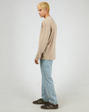 SILENTY THEORY Heavyweight Long Sleeve Tee - Tan