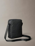 CALVIN KLEIN 4D3303G Allover Emblem Logo Jacquard Reporter Bag - Black