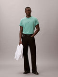 CALVIN KLEIN Acid Wash Logo Graphic Tee - Wild Green