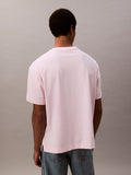 CALVIN KLEIN Round Logo Graphic Relaxed T-Shirt - Tender Touch