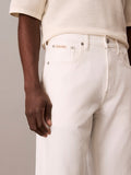 CALVIN KLEIN 4RC703G 90s Straight Jeans - Chalk White