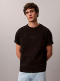 CALVIN KLEIN 1989 Logo Graphic Relaxed Tee - Black