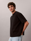 CALVIN KLEIN 1989 Logo Graphic Relaxed Tee - Black