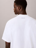 CALVIN KLEIN Leaf Logo Graphic Relaxed Tee - Bright White