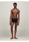 TOMMY HILFIGER 1U87903842 3 Pack Stretch Cotton Trunk – Black