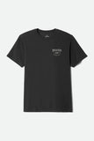 Brixton Fremont S/S Standard Tee - Vintage Black