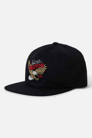 BRIXTON Keller Snapback Cap - Black