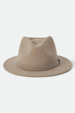 BRIXTON Messer Fedora Hat - Timeless Taupe
