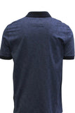 Back Bay G680102 Mercerized Cotton Paisley Polo- Navy
