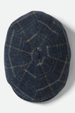 BRIXTON BROOD SNAP CAP - Mood Indigo/Tan