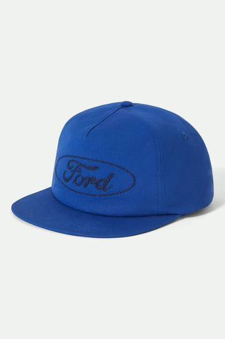 BRIXTON Ford Number One Snapback - Ford Blue