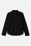 BRIXTON Charter L/S Shirt - Black