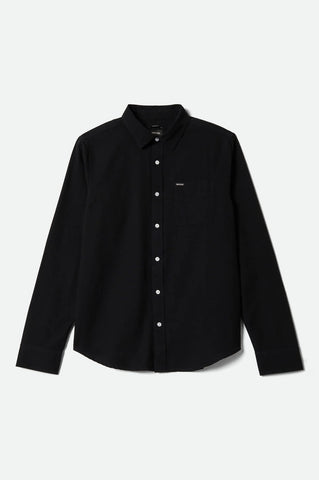 BRIXTON Charter L/S Shirt - Black