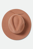 Brixton Wesley Fedora - Italian Clay