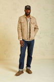 BRIXTON DURHAM RESERVE VEGAN SHEARLING JACKET - Sand