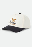 Brixton Well SnapBack- Whitecap/Black