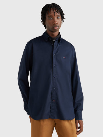TOMMY HILFIGER MW0MW25035_DW5 CORE FLEX POPLIN - Desert Sky