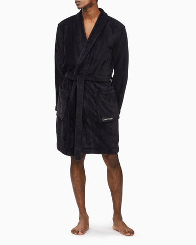 Calvin klein plush robe deals