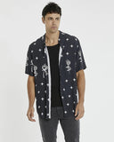 KISS CHACEY Sahara Relaxed S/S Shirt KC230917 - Black/White