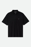 BRIXTON Anton S/S Polo- Black