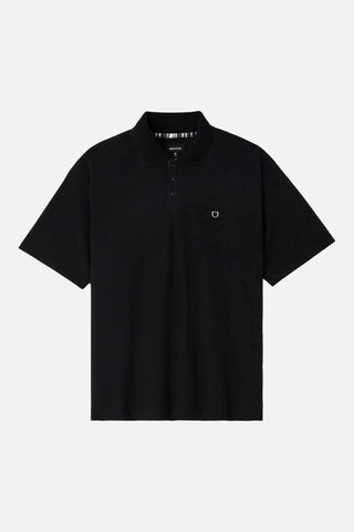 BRIXTON Anton S/S Polo- Black