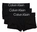 CALVIN KLEIN Micro Stretch 3 Pack Low Rise Trunks - Black