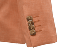 VARCE Matteo Notch Lapel Wool Blend Stretch Jacket - Tangerine