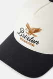 Brixton Well SnapBack- Whitecap/Black