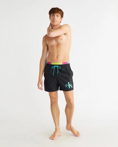 Mens double waistband swim shorts sales