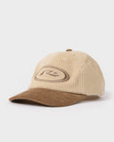 RUSTY Orbit Cord Six Panel Cap - Desert Sand