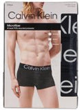 CALVIN KLEIN Micro Stretch 3 Pack Low Rise Trunks - Black