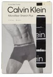 CALVIN KLEIN Micro Plus Stretch 3 Pack Low Rise Trunks - Black