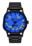 NIXON Nirvana Sentry Wobble Watch - Yellow Nirvana Smiley