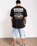 WNDRR Street Market Box Fit Tee - Black